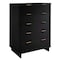 Manhattan Comfort Granville 45.27 Tall Dresser in Black DR-5022 - alternate 2
